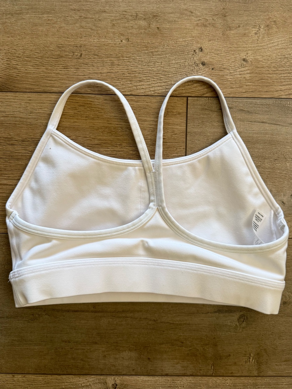 LSKD White Strappy Sports Bra - Picture 2 of 3